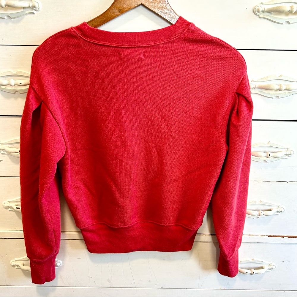 Madewell Red Après Ski Sweatshirt - Picture 4 of 4